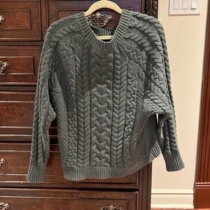 Aerie Palm green Sweater